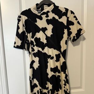 Cow print one piece